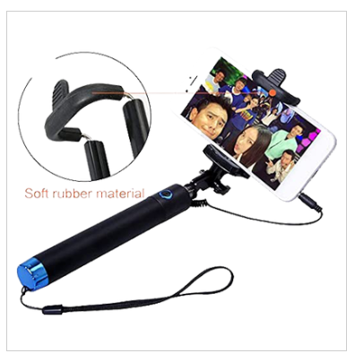 Locust Monopod Portable Pocket Selfie Stick - Black