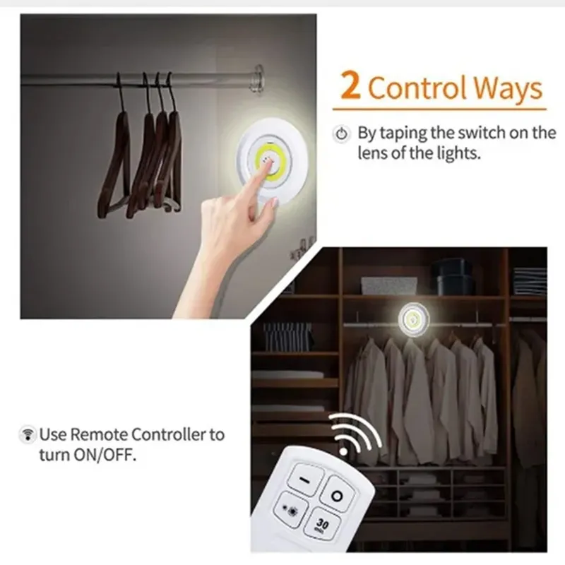 Smart Wireless LED Night Light Touch & Remote Control - Image 7