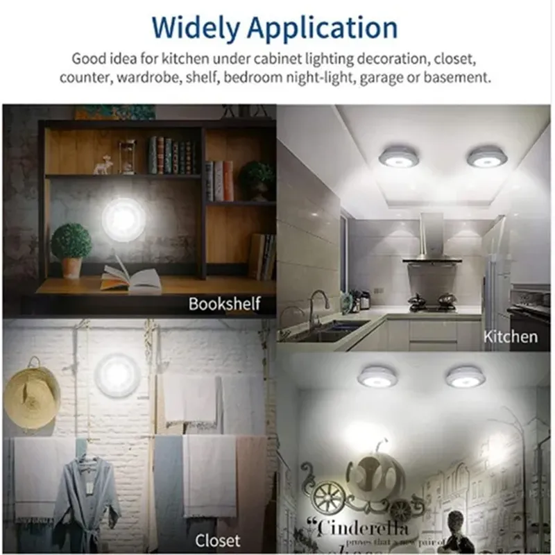 Smart Wireless LED Night Light Touch & Remote Control - Image 8